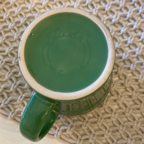Fiestaware Green Coffee Tea Mug Cup - Picture 3 of 3